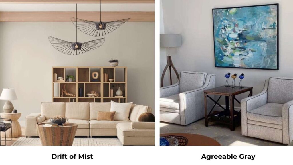 Drift of Mist Vs Agreeable Gray