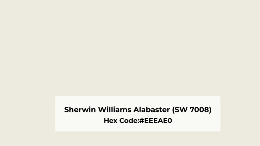 Color Profile of Sherwin Williams Egret White (SW 7570)