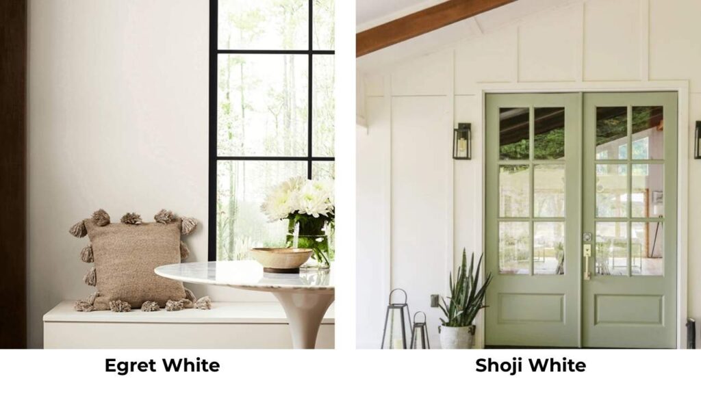 Egret White Vs Shoji White