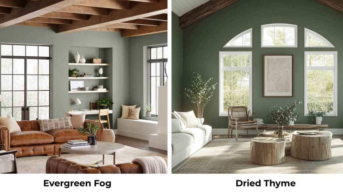 Evergreen Fog Vs Dried Thyme: Choosing the Right Green for Your Home