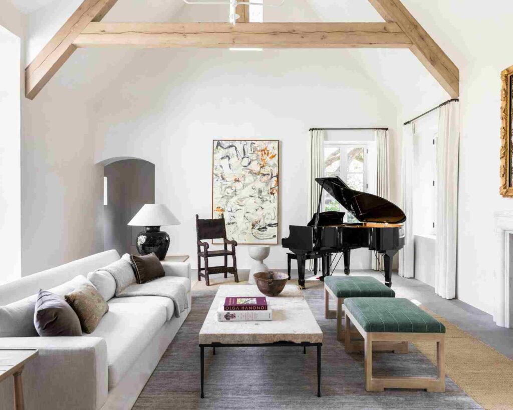 The Greek Villa in the living room