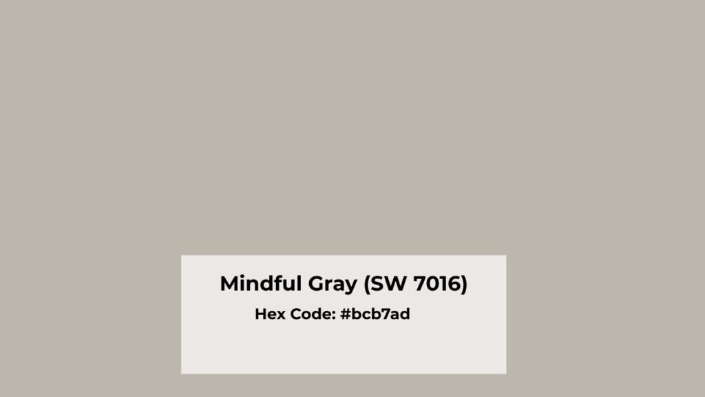 What You Need To Know About Mindful Gray (SW 7016)