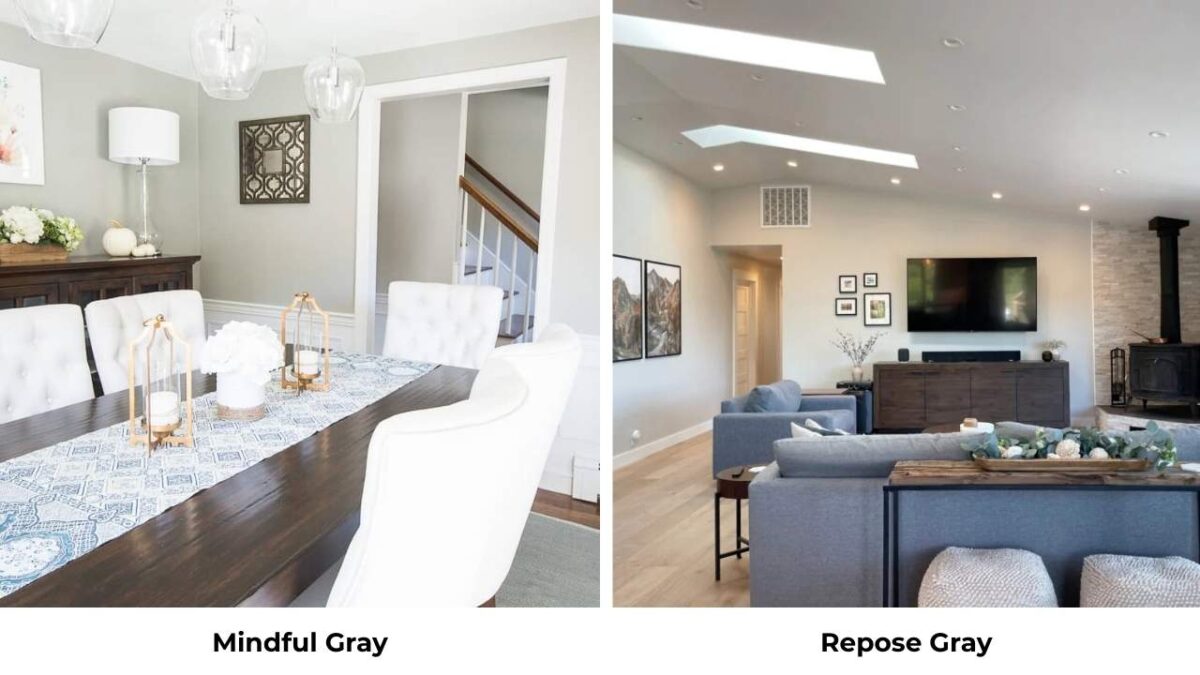 Mindful Gray Vs Repose Gray: Choosing the Best Color For Your Modern Home