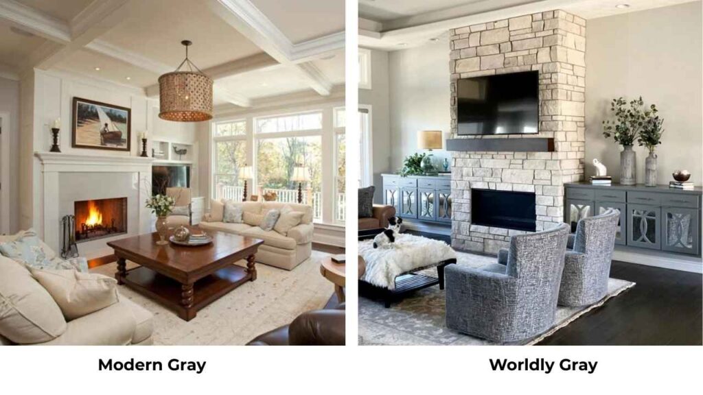 Modern Gray Vs Worldly Gray