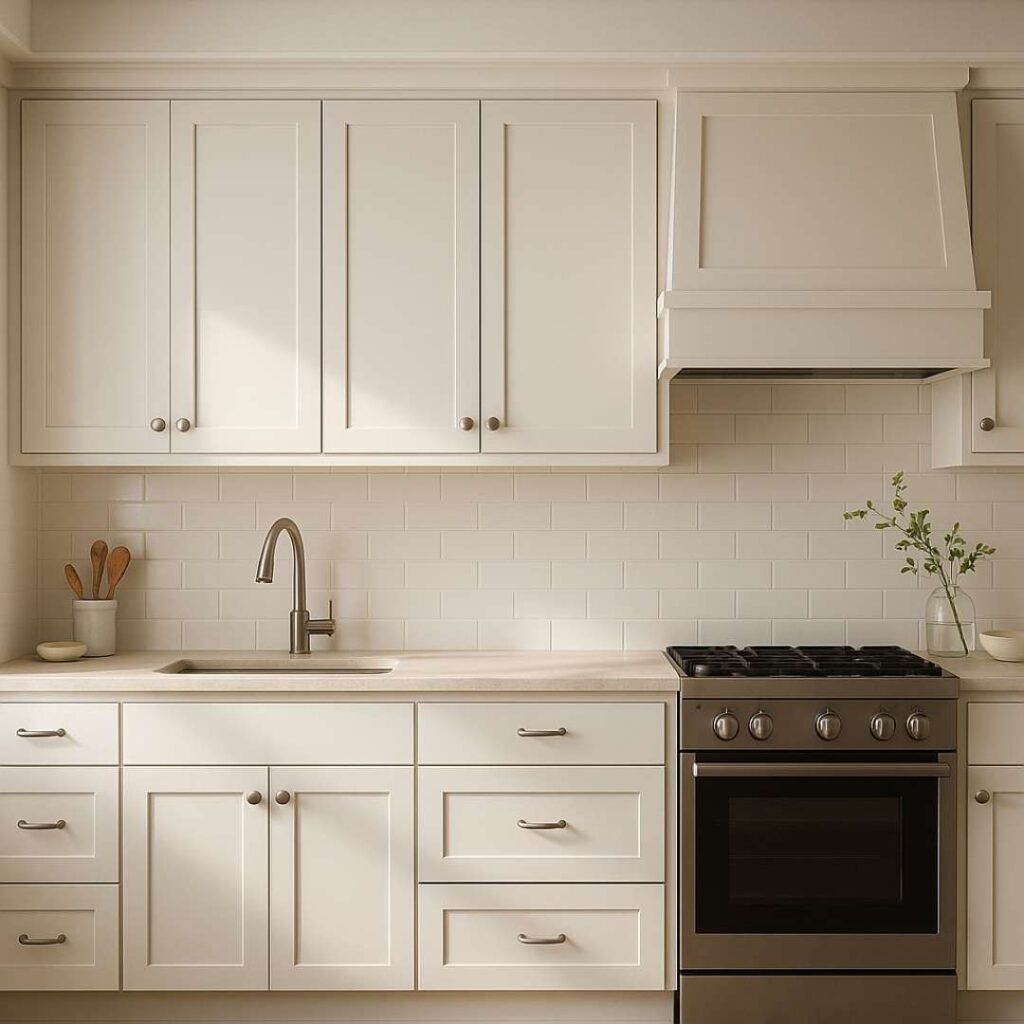 Origami White in the kitchen