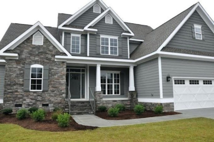 Modern Gray on an exterior