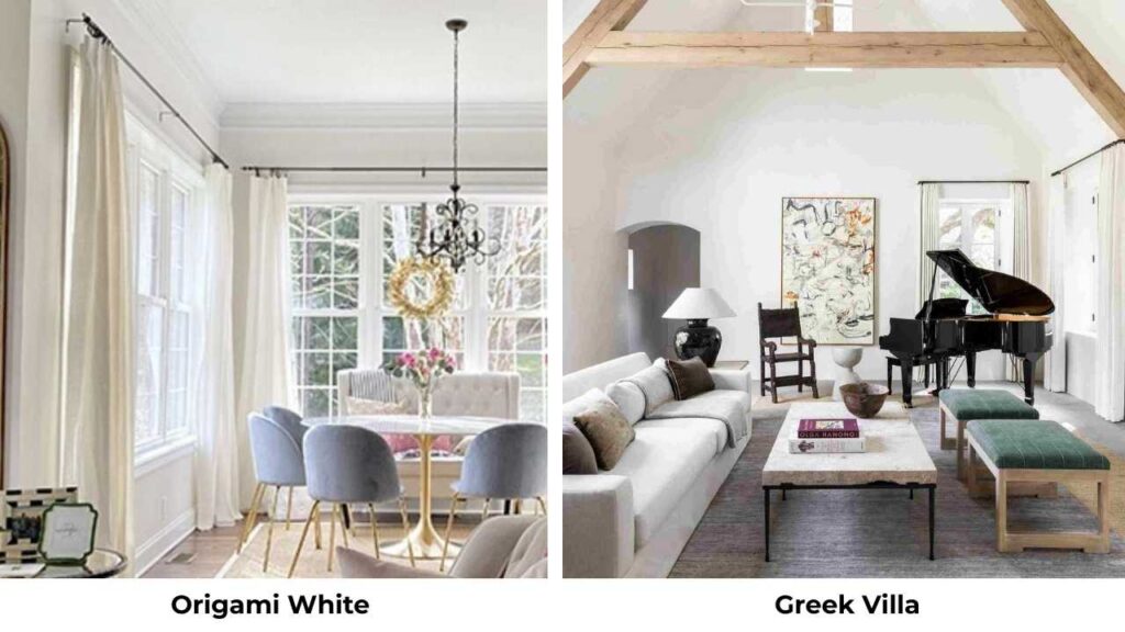 Origami White Vs Greek Villa