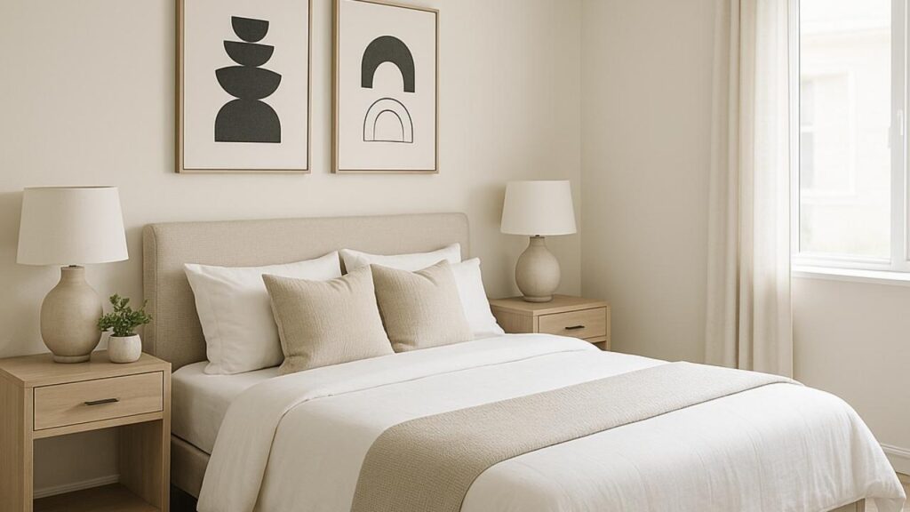 Origami White in the bedroom