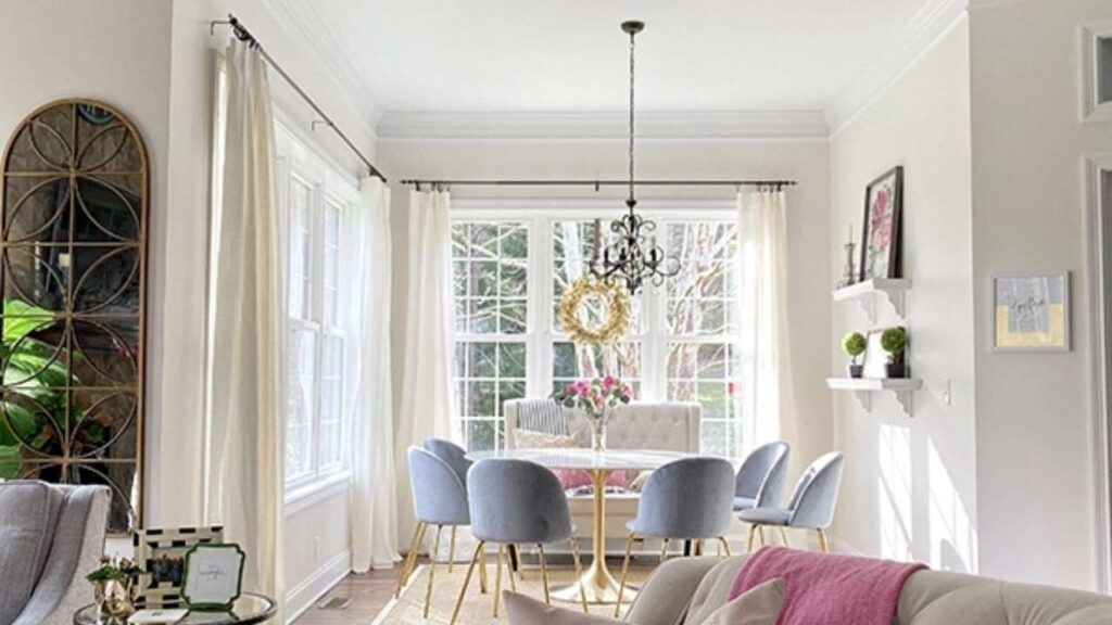 Origami White in the living room