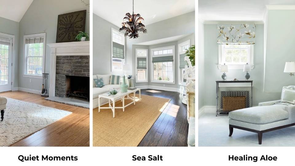 Quiet Moments Vs Sea Salt Vs Other Colors