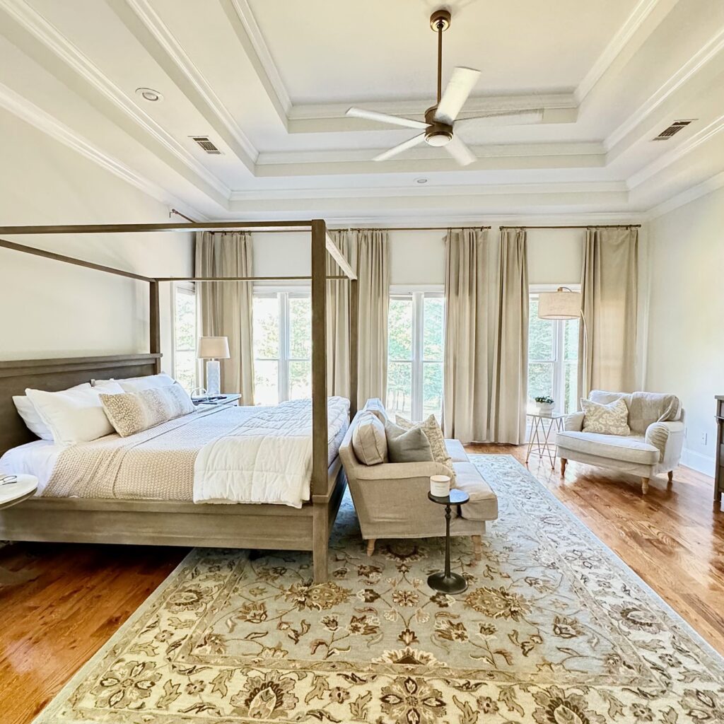 SW Alabaster in a bedroom