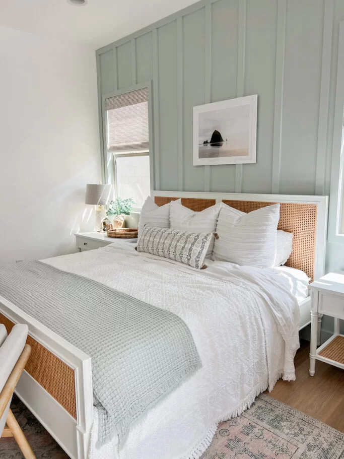 Sherwin-Williams-Sea-Salt Bedroom