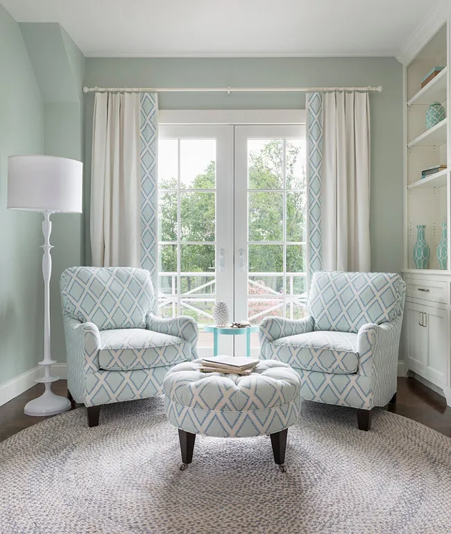 Sherwin Williams Sea salt Living Room