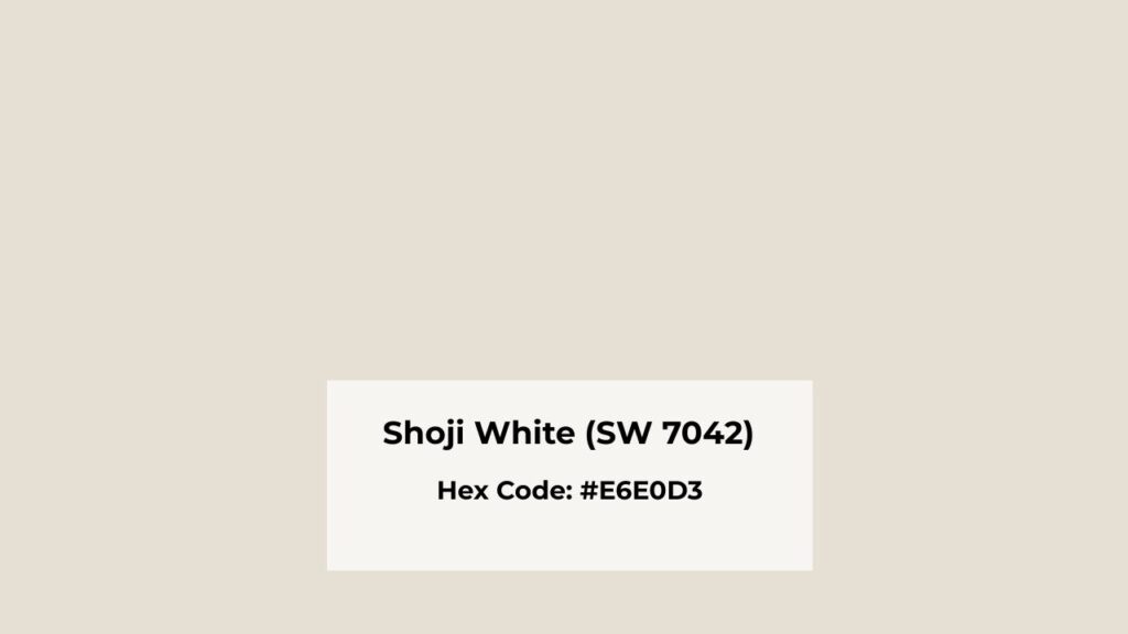 What You Need To Know About Shoji White (SW 7042)