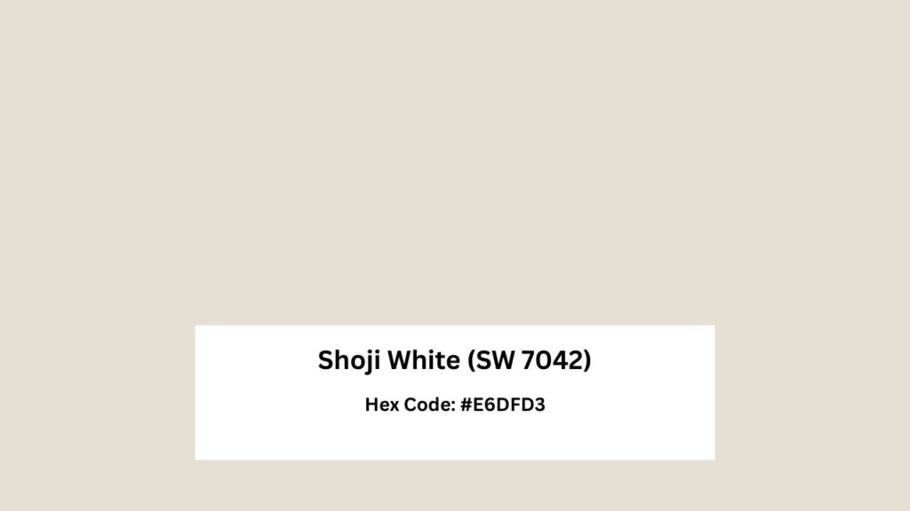 Shoji White (SW 7042)
