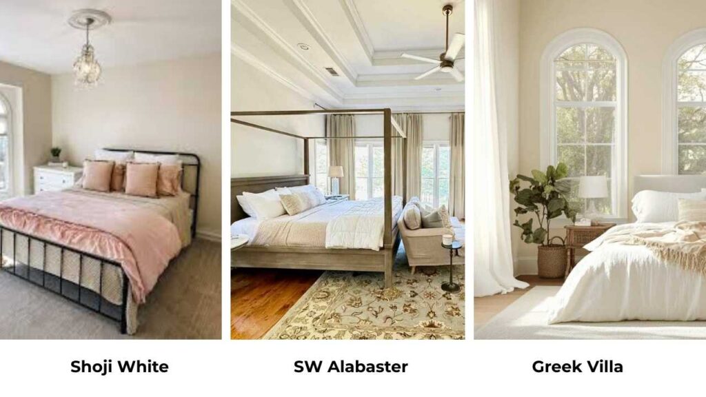 Shoji White Vs Alabaster Vs Greek Villa