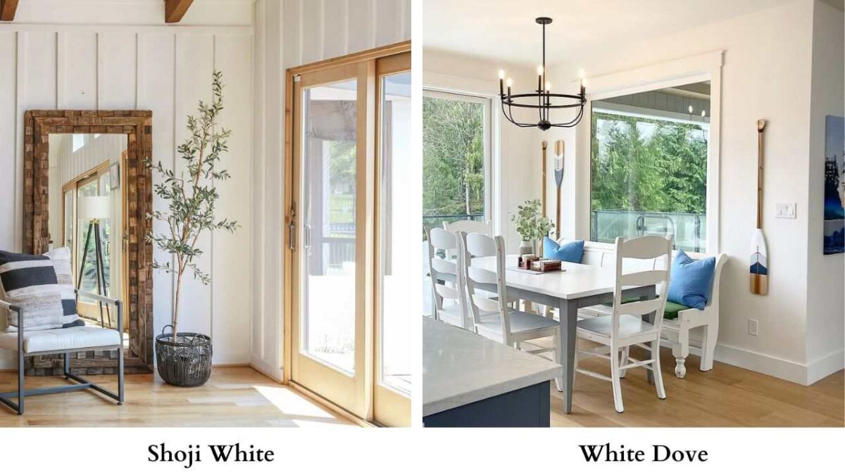 Shoji White Vs White Dove: Choose the Right Warm White Paint Color For Your Home