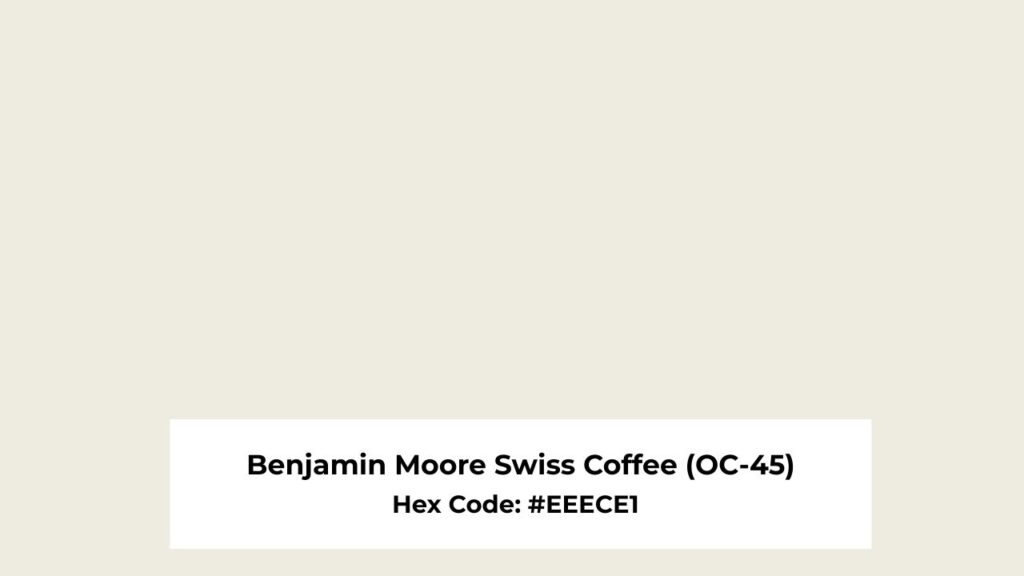 Benjamin Moore Swiss Coffee (OC-45)