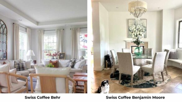 Swiss Coffee Behr Vs Benjamin Moore featured image