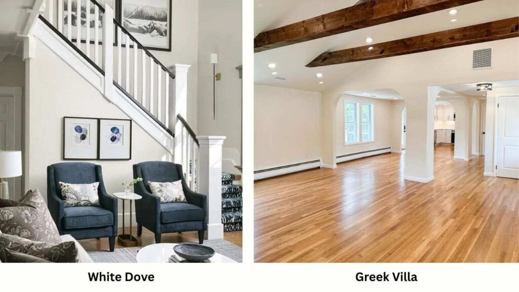 White Dove Vs Greek Villa
