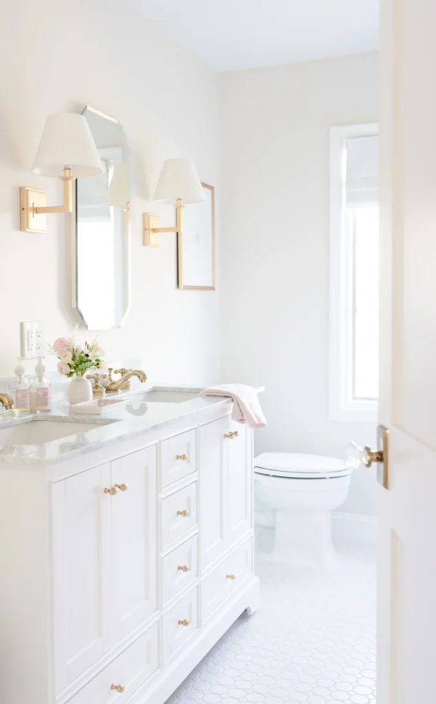 White Dove in bathrooms