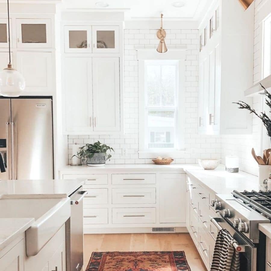 White Dove in kitchens