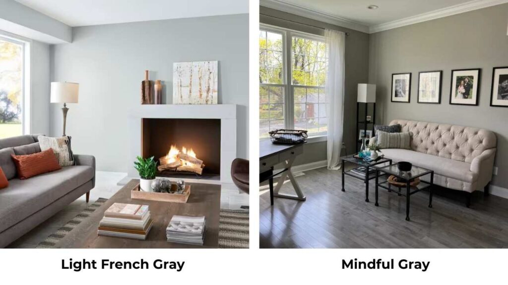 Light French Gray Vs Mindful Gray