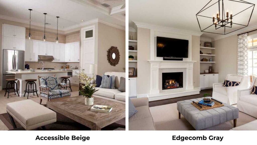 Accessible Beige Vs Edgecomb Gray