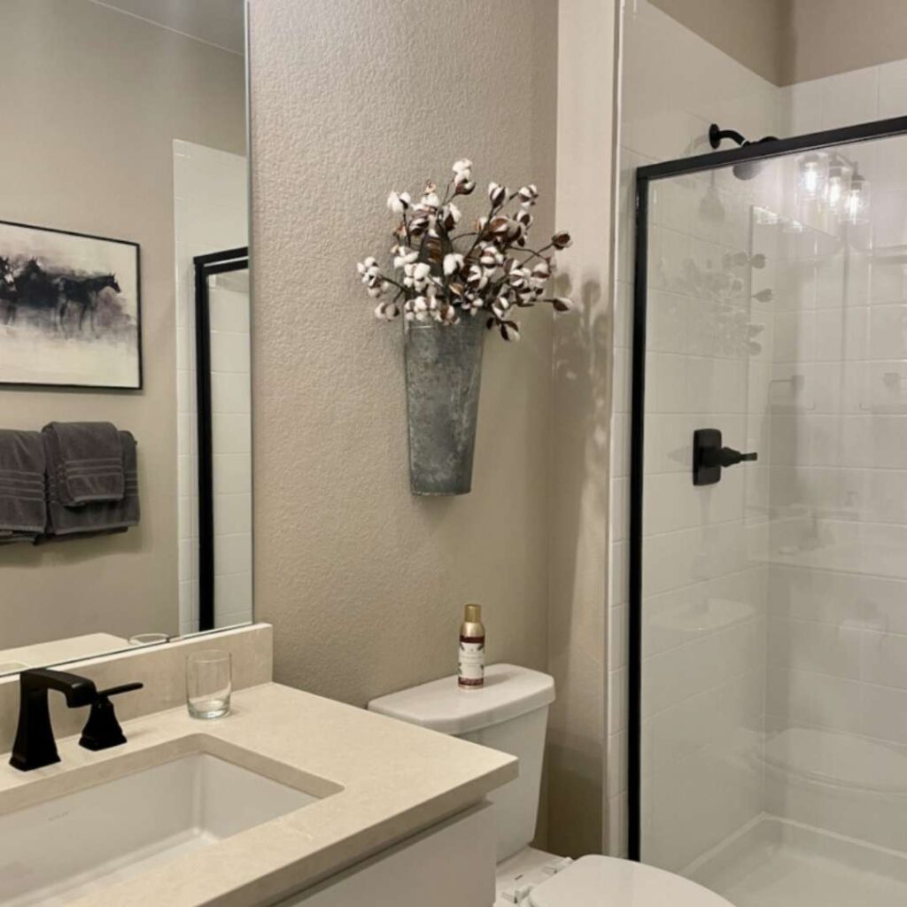 Accessible Beige in the bathroom