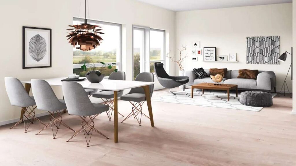 Aesthetic White in a living room