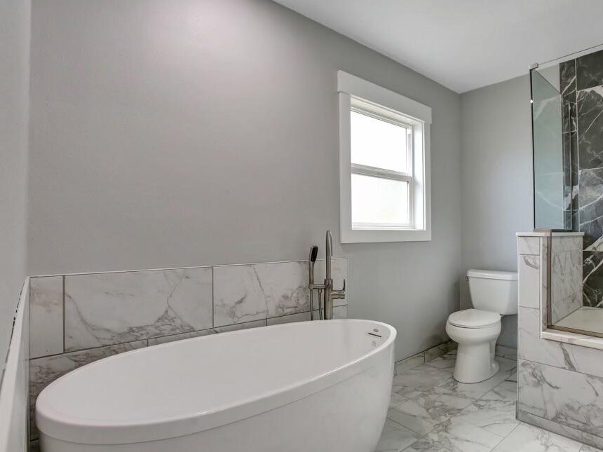 Agreeable Gray in bathrooms