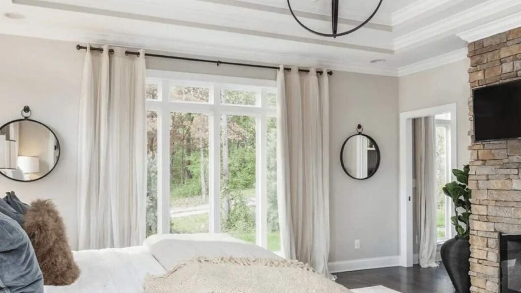 Agreeable Gray in bedroom