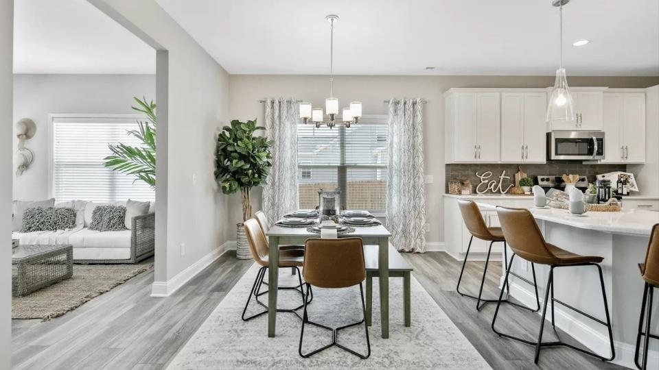 Agreeable Gray in kitchen 