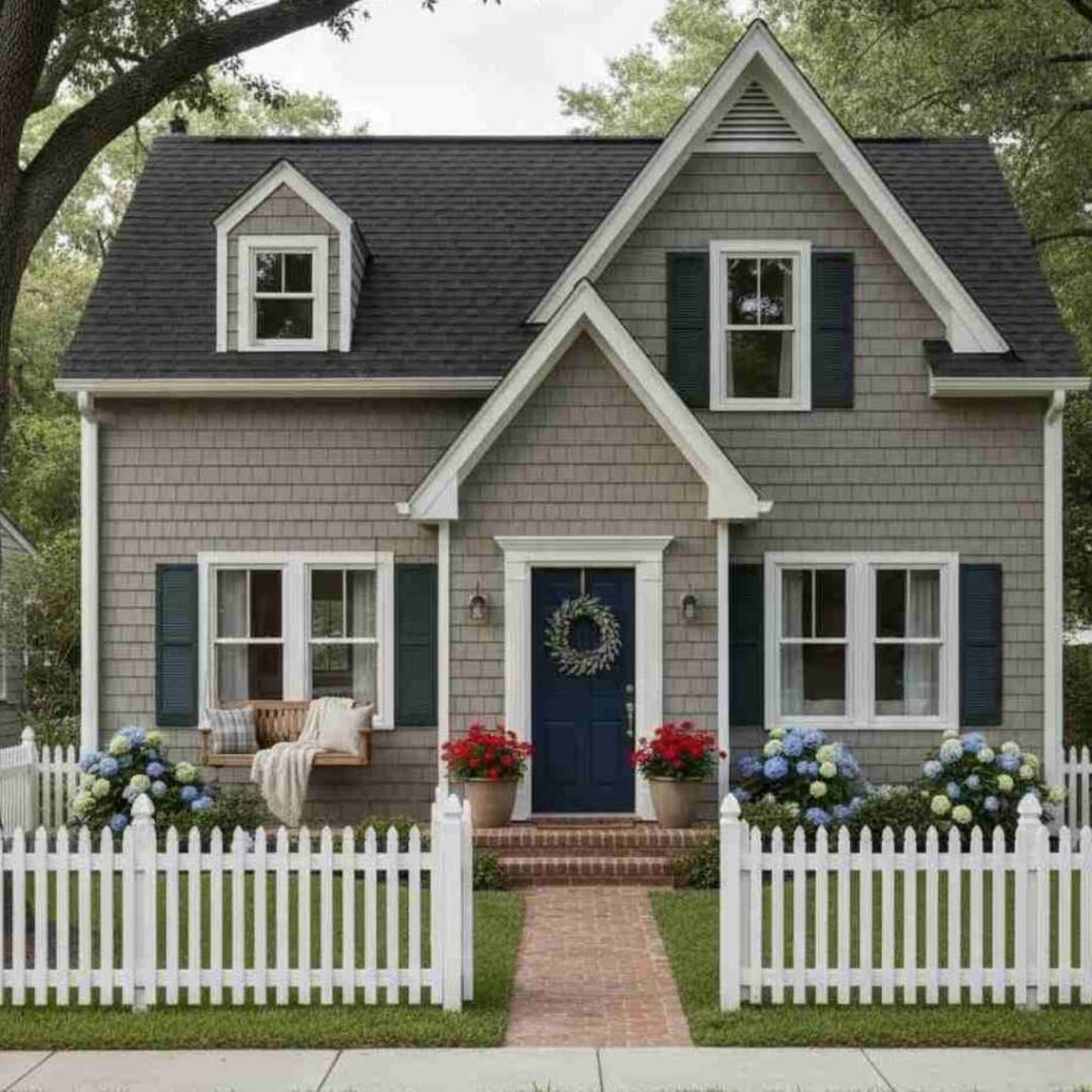 Agreeable Gray on exterior