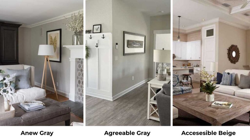 Anew Gray Vs Agreeable Gray Vs Accessible Beige