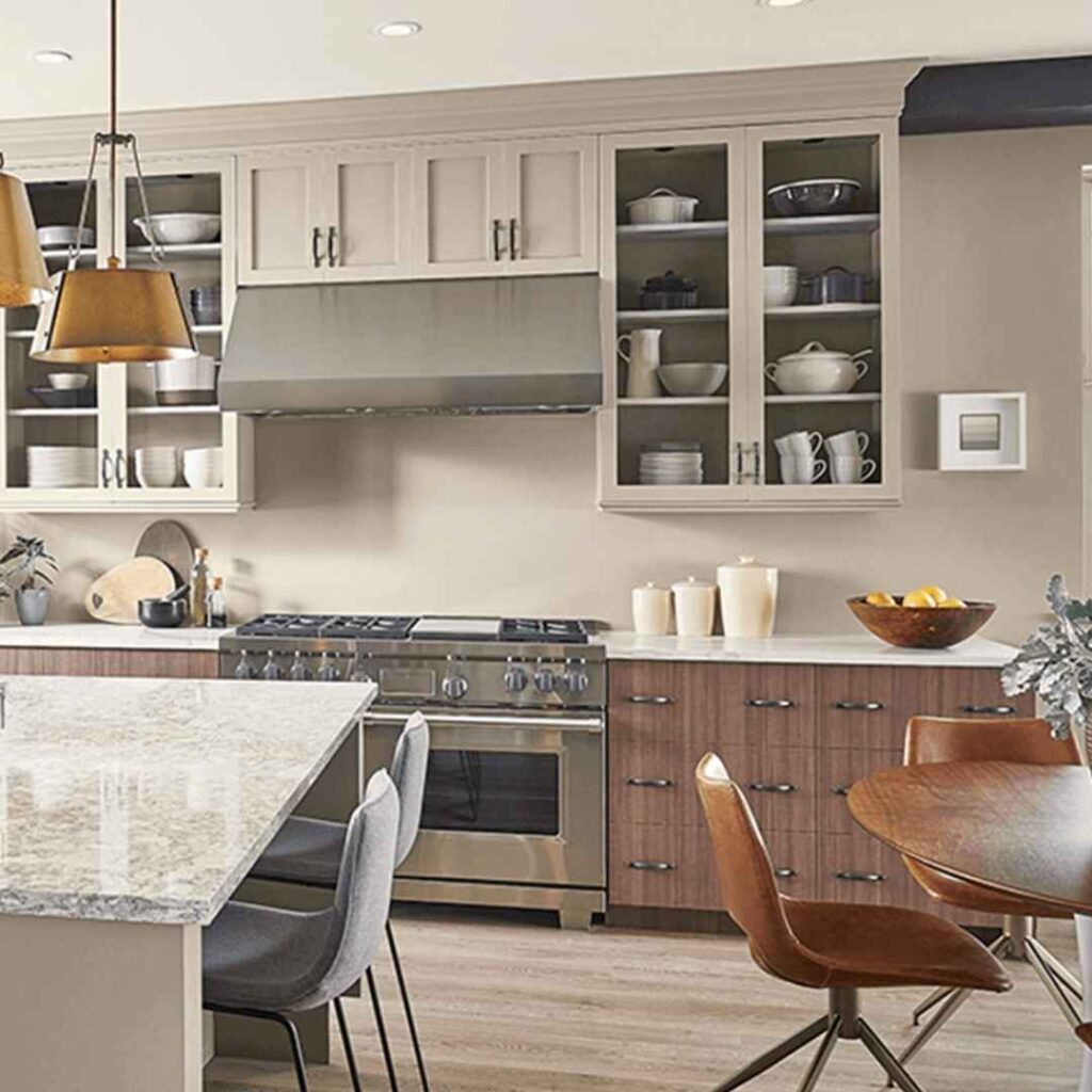 Anew Gray in kitchen