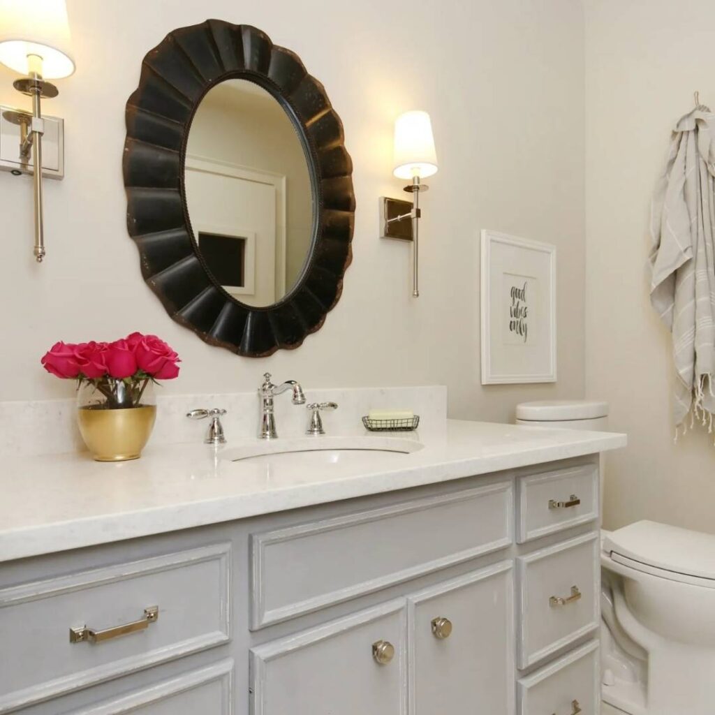 Balboa Mist in a bathroom