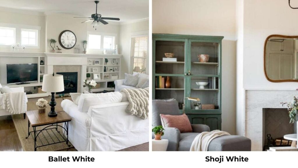 Ballet White Vs Shoji White