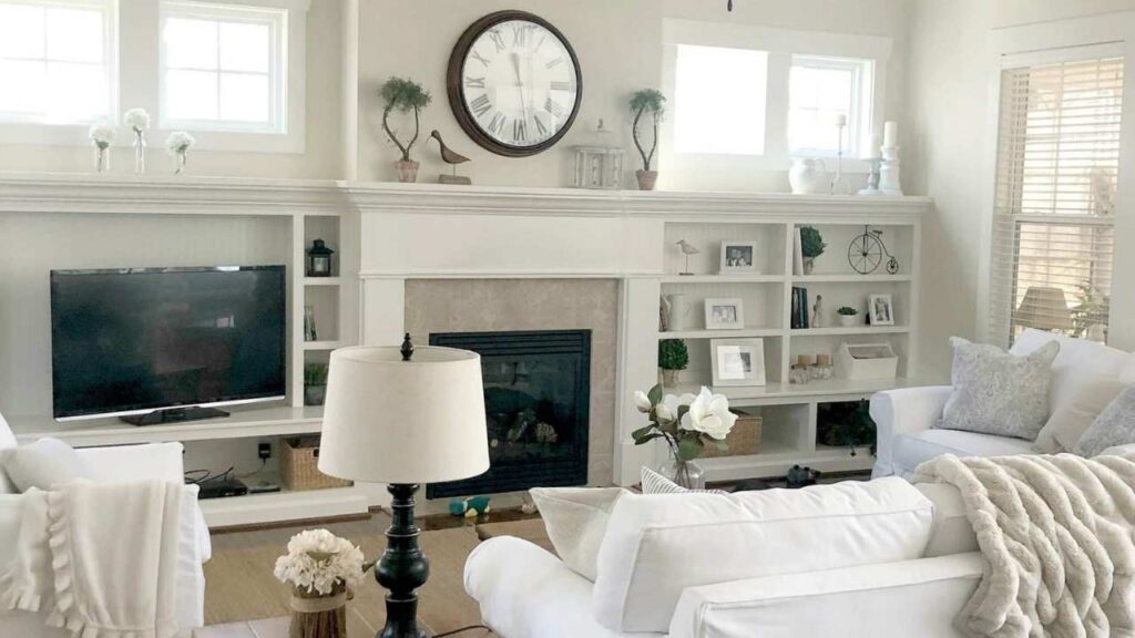 Ballet White in a living room