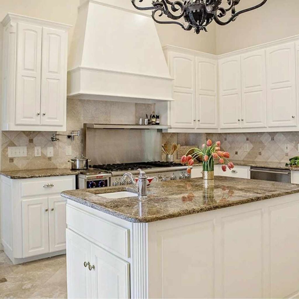 Ballet White in kitchen