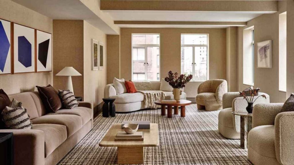 Beige in the living room