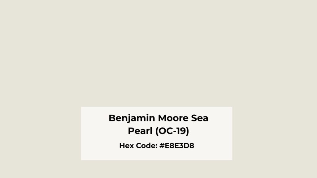 Benjamin Moore Sea Pearl (OC-19)