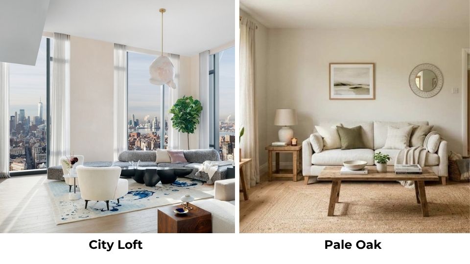 City Loft Vs Pale Oak