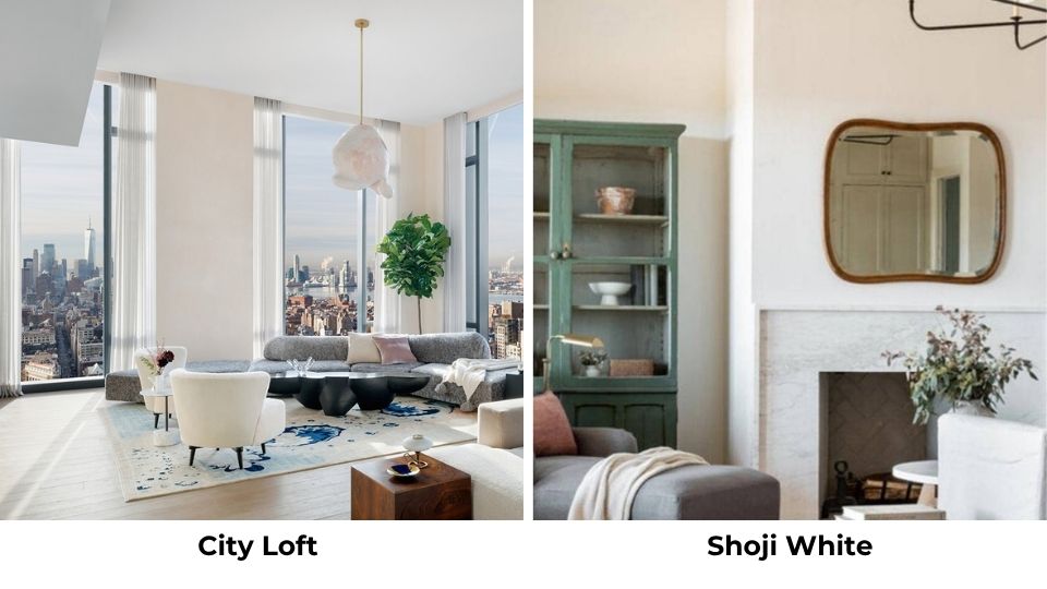 City Loft Vs Shoji White
