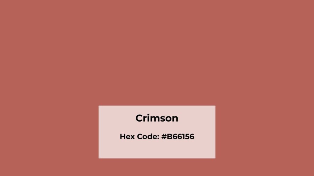 Colour Profile Of Crimson