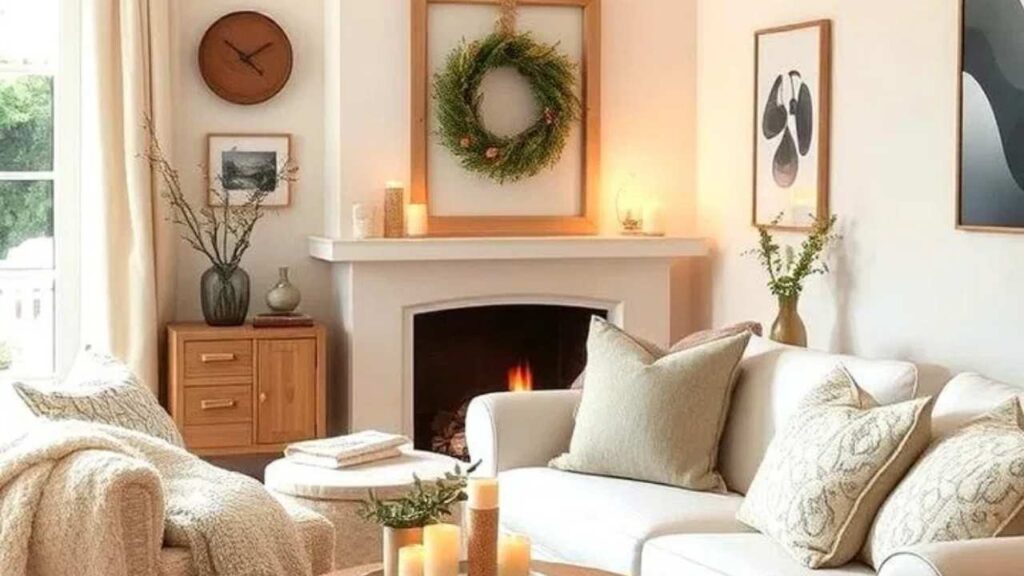 Creamy in a living room