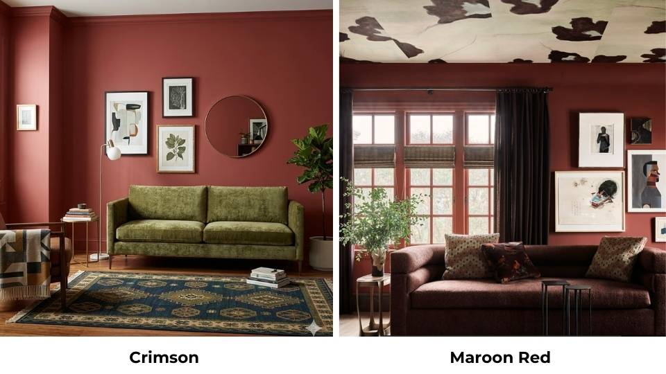 Crimson Vs Maroon Red