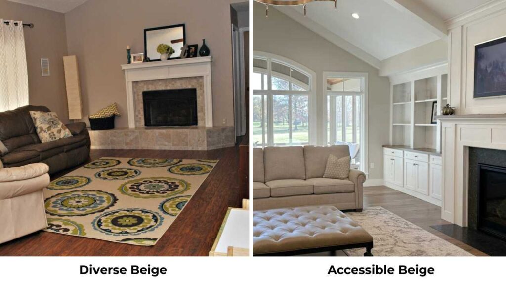 Diverse Beige Vs Accessible Beige