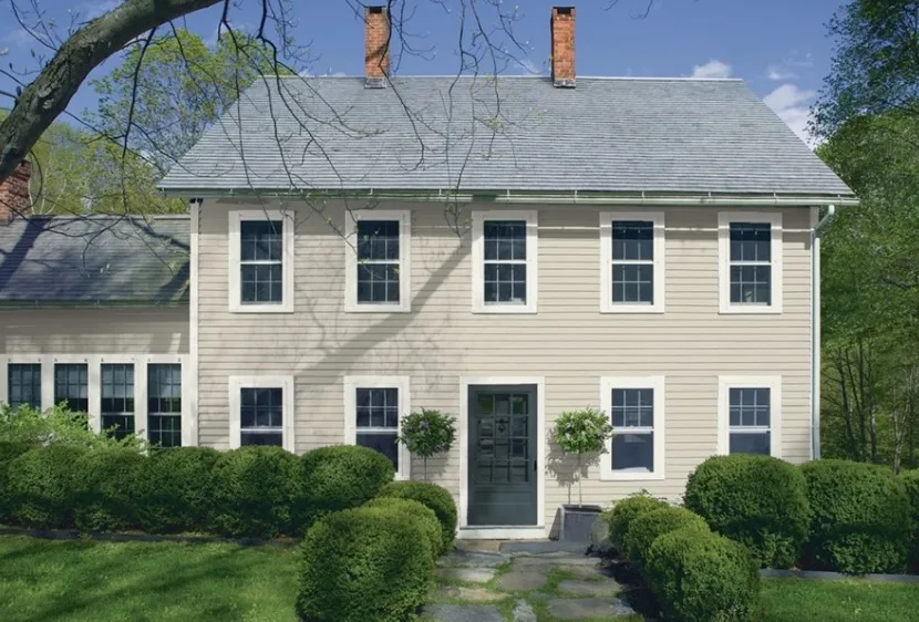 Edgecomb Gray on exteriors