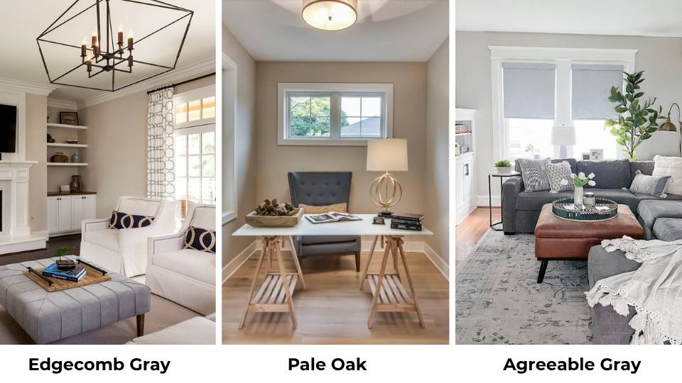 Edgecomb Gray Vs Pale Oak Vs Agreeable Gray